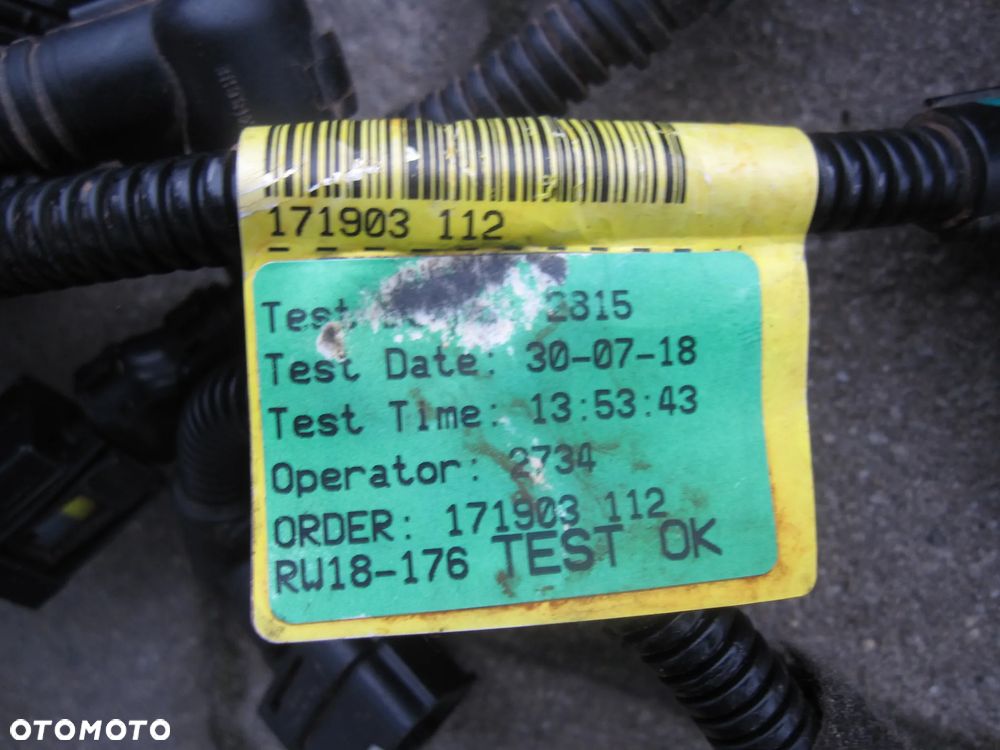 JCB tier 4 diesel max 444, 448 3cx, 4cx 320/09890 instalacja wiązka silnika 55kW - 3