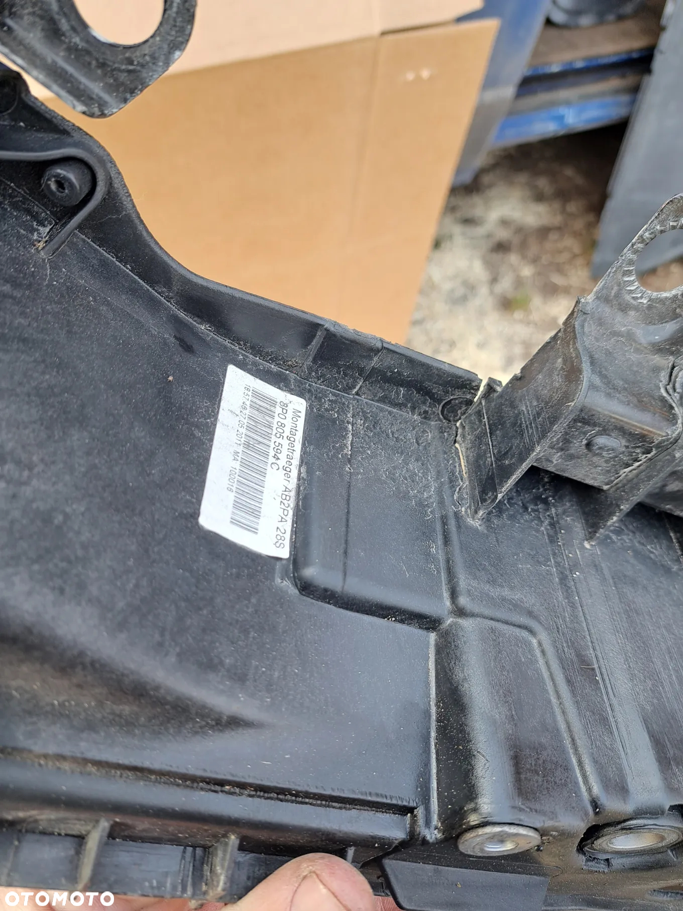 Pas przedni wzmocnienie czołowe Audi A3 A-3 8P 8P0805594C 8P0823509H 2008 2009 2010 2011 2012 - 11