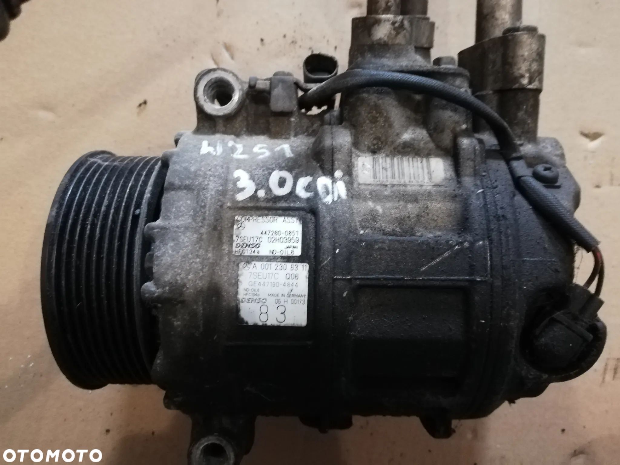 MERCEDES W164 KOMPRESOR KLIMATYZACJI A0012308311 7seu17c - 1