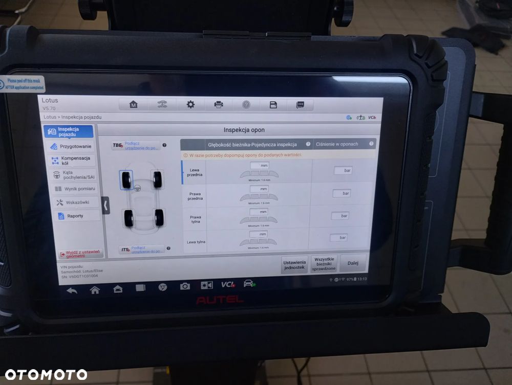 Autel MaxiAlign IWA500 geometria kół 3D - 8