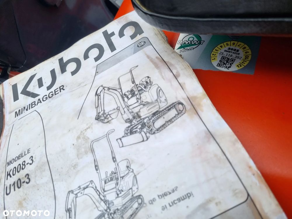 Kubota U10 Minikoparka Japońska 1.1tony. HURT! z Norwegii każda sztuka IGŁA! Zero śladów zużycia ładny stan gąsienic. Rok od 2015 do 2019. Jedna cena! Silnik 3 cylindry. Minikoparki sprowadzone z Norwegii. Rozsuwane Podwozia. Szybka Wolna jazda. Wyjscia dodatkowe na młot lub wiertnice. Serwisowane w DEKRA. Okazja do wyczerpania zapasów!  Zero luzów czy wycieków. Maszyny Pochodzą z dużej szkółki roślinnej. Potężna moc. Wersja Norweska - 17