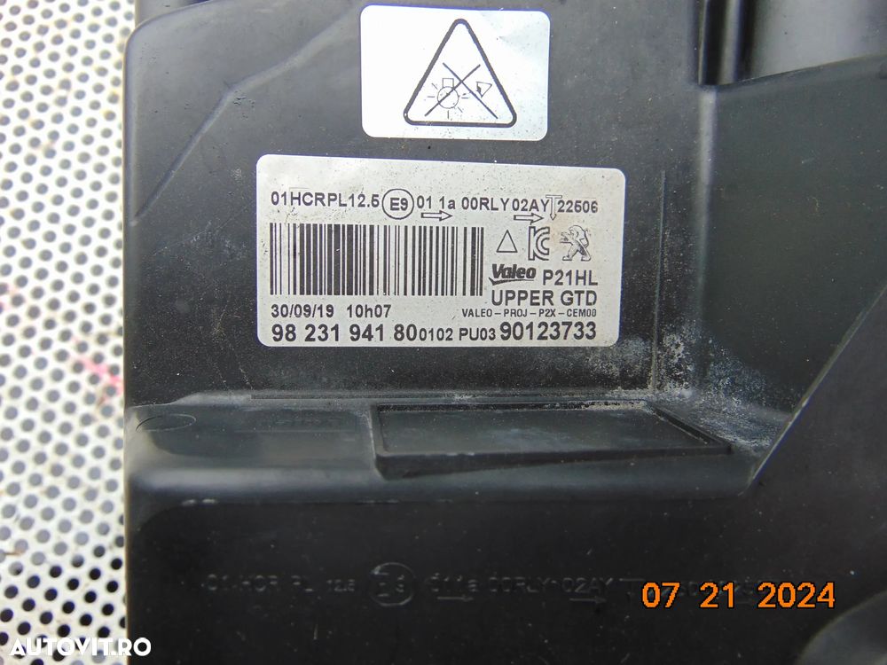 Far full Led Peugeot 208 dupa 2019 faruri stanga dreapta peugeot 208 2008 full led europa complete - 8