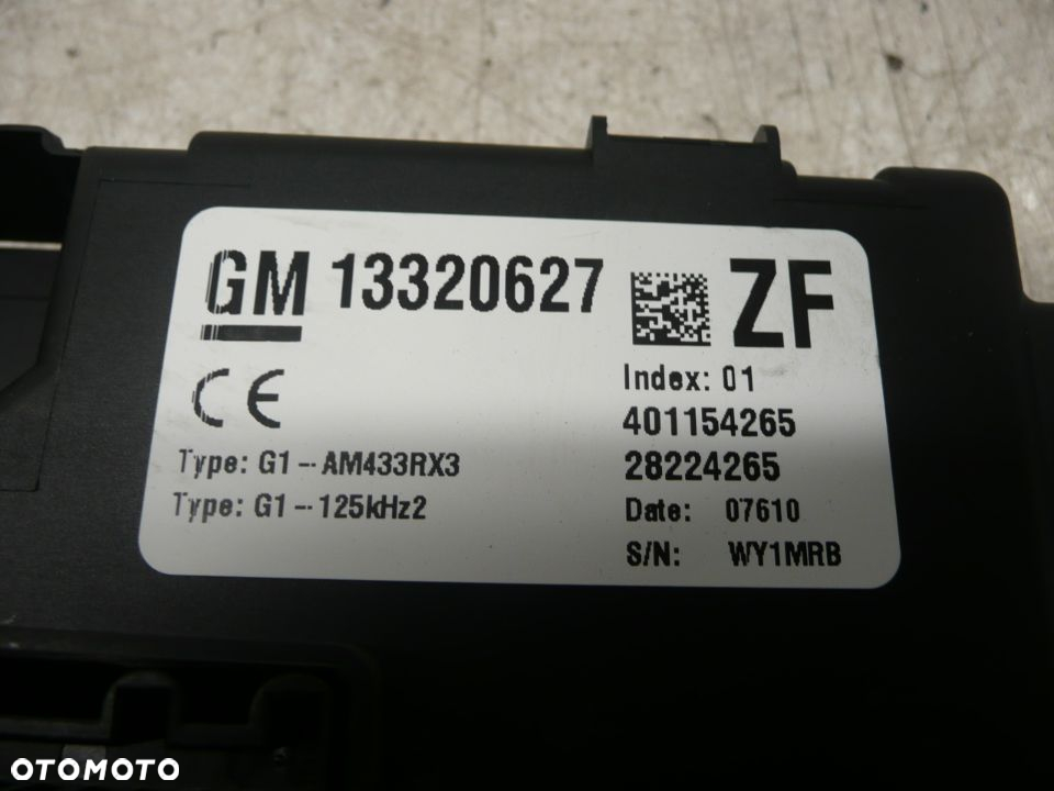 OPEL CORSA D 06-10 SKRZYNKA MODUŁ BSI 13320627 - 4