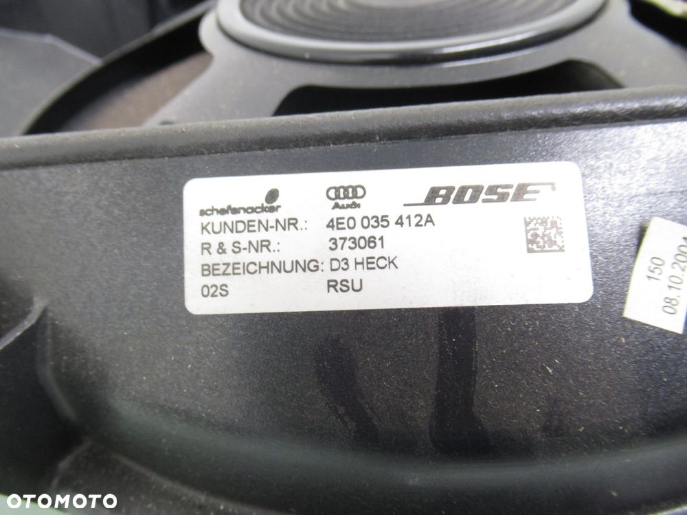 GŁOŚNIKI BOSE SUBWOOFER AUDI A8 D3 4E0035412A 4E0035411A 4E0035411H - 14