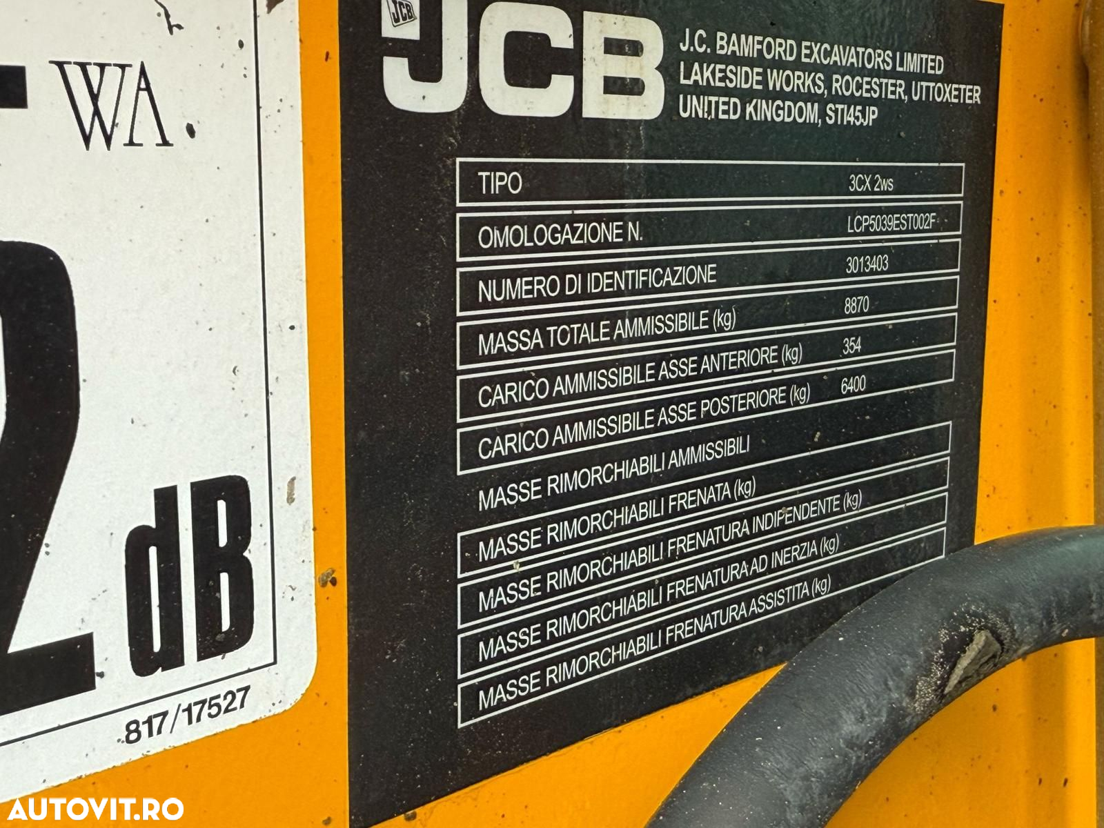 JCB 3 CX Buldoexcavator - 5