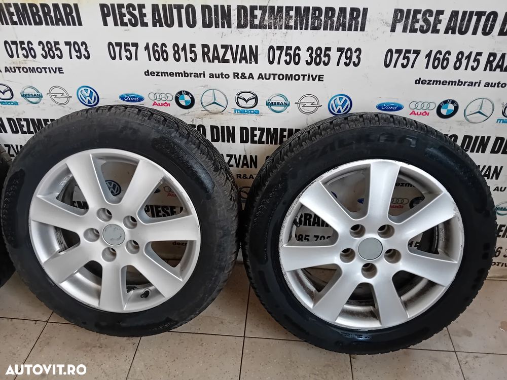 Jante Aluminiu R16 Ford Mondeo Mk4 Galaxy S-Max C-Max Peugeot Citroen 205/55R16 5x108 Gume 2025 M+S - 5