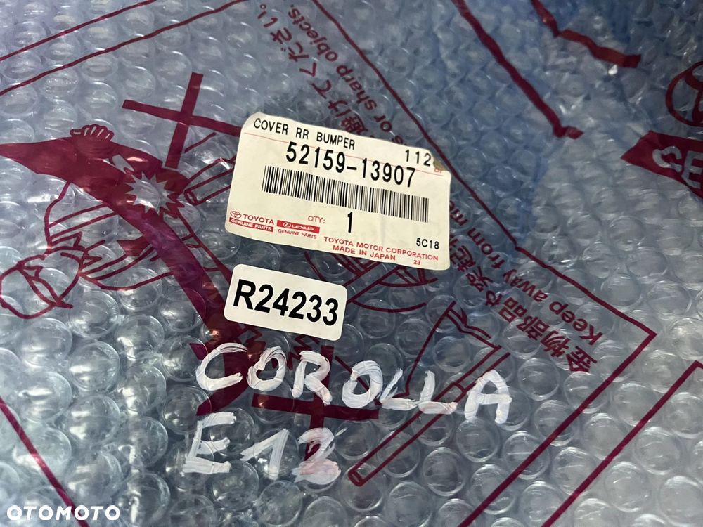 Zderzak tylny Toyota Corolla E12 9 IX 01-04r. Przedlift tył Hatchback HB nowy oryginalny 52159-13200 - 18