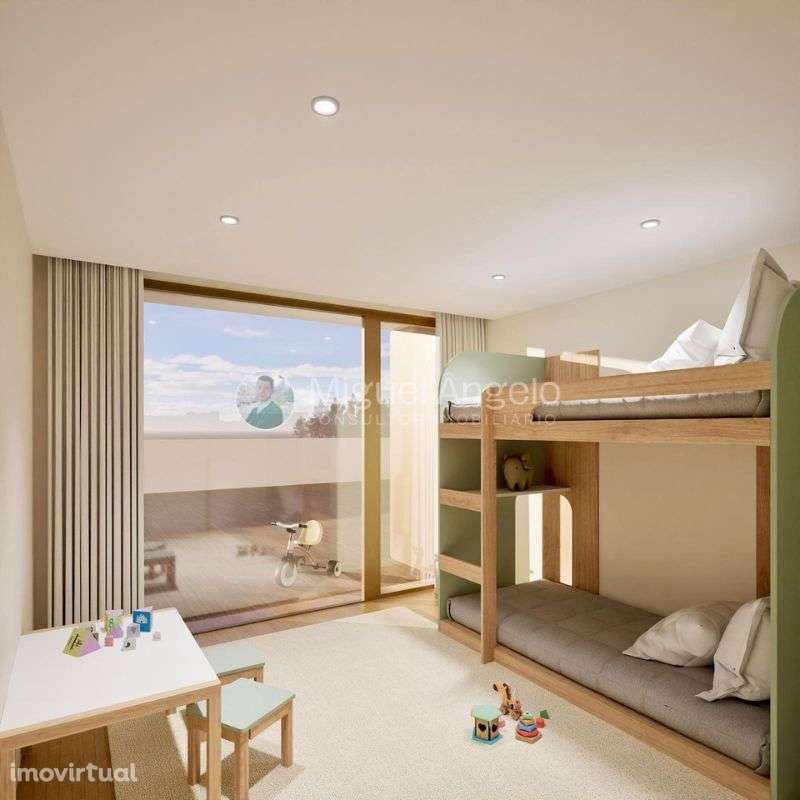 T2 com Terraço de grande dimensão em Esmoriz | Novo Empreendimento - Grande imagem: 2/25