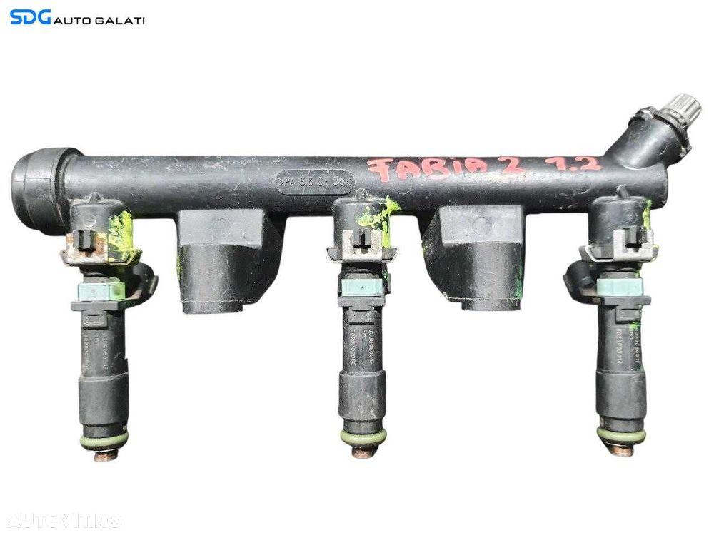 Rampa cu Injectoare Volkswagen Polo 9N 1.2 Benzina 2002 - 2008 Cod 03D133319J 03D906031F [N3252] - 1