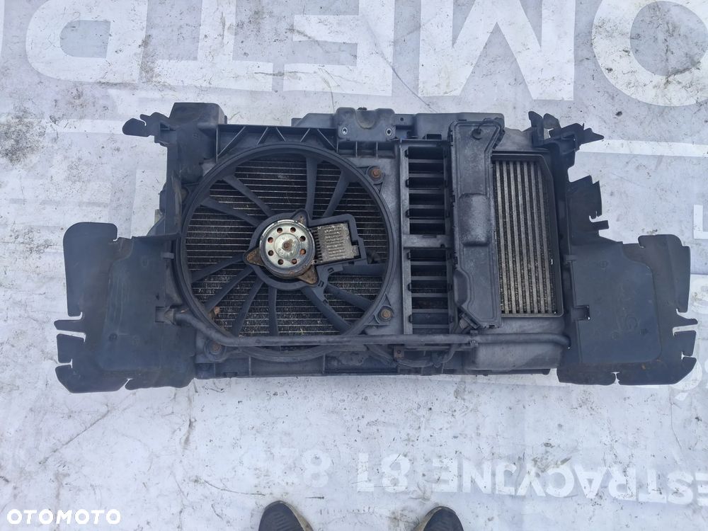 Citroen C5 01-08 Lift polift 2.0 HDI Pas przedni KOMPLETNY chłodnica wzmocnienie wentylator silnika klimatyzacji intercooler