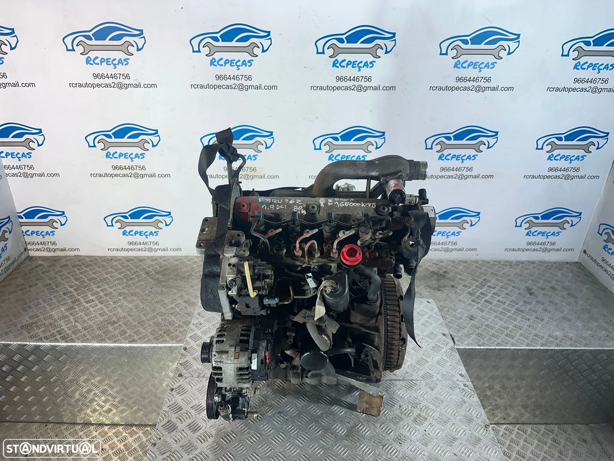 .Motor Completo Renault Nissan Opel F9QU762 F9Q762 F9Q 762 1.9 DCi 120cv 8v Bosch - 1