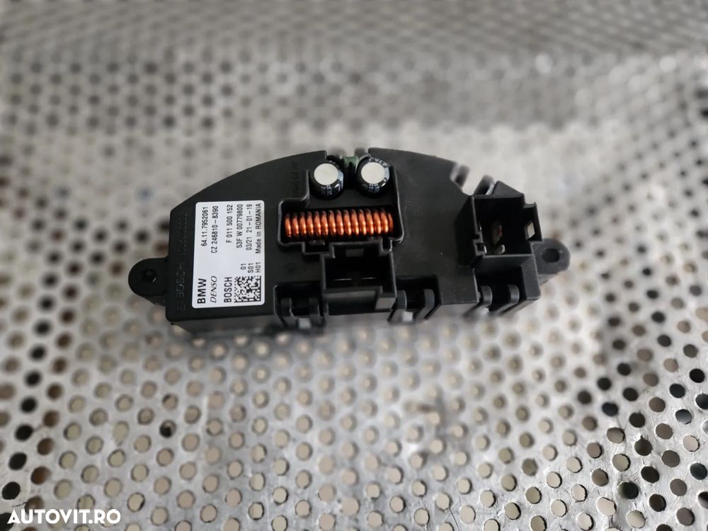 Rezistenta Trepte Ventilator Habitaclu Bmw Seria 1 F40 F41 Seria 2 F44 F45 F46 I3 Cod  Dezmembrez B - 4