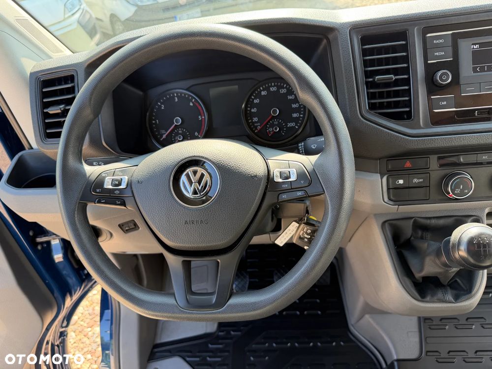 Volkswagen CRAFTER L2H1 2022r WZMOCNIONY VAN 3 osobowy MOCNY Silnik 2.0TDI 140KM Euro6 Duża ładowność 1309kg! DMC:3.5t, Homologacja VAT-1 Zabudowa paki, Bogate wyposażenie! NOWE OPONY 100% Bezwypadkowy! - 33