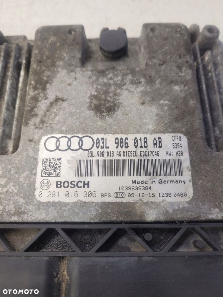 KOMPUTER STEROWNIK SILNIKA AUDI 2.0 TD 03L906018AB - 4