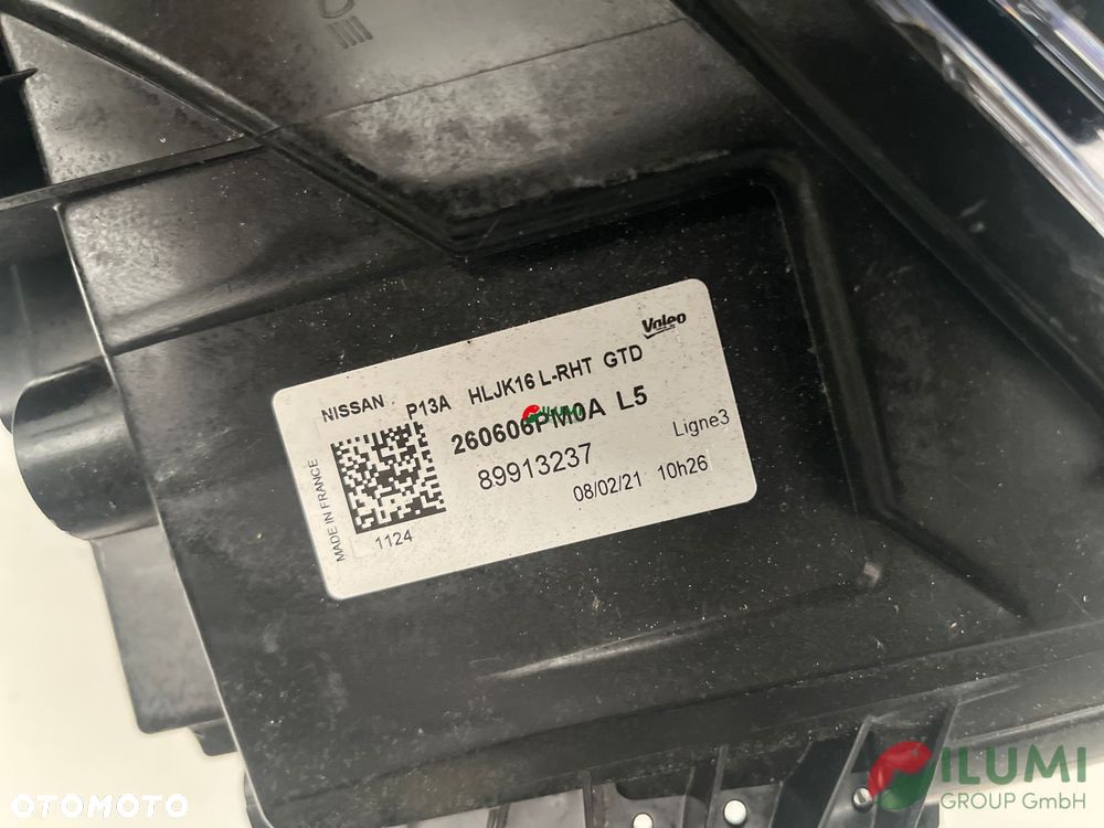 Nissan Juke Full Led Reflektor Lewy 89913237 260606pm0a - 6