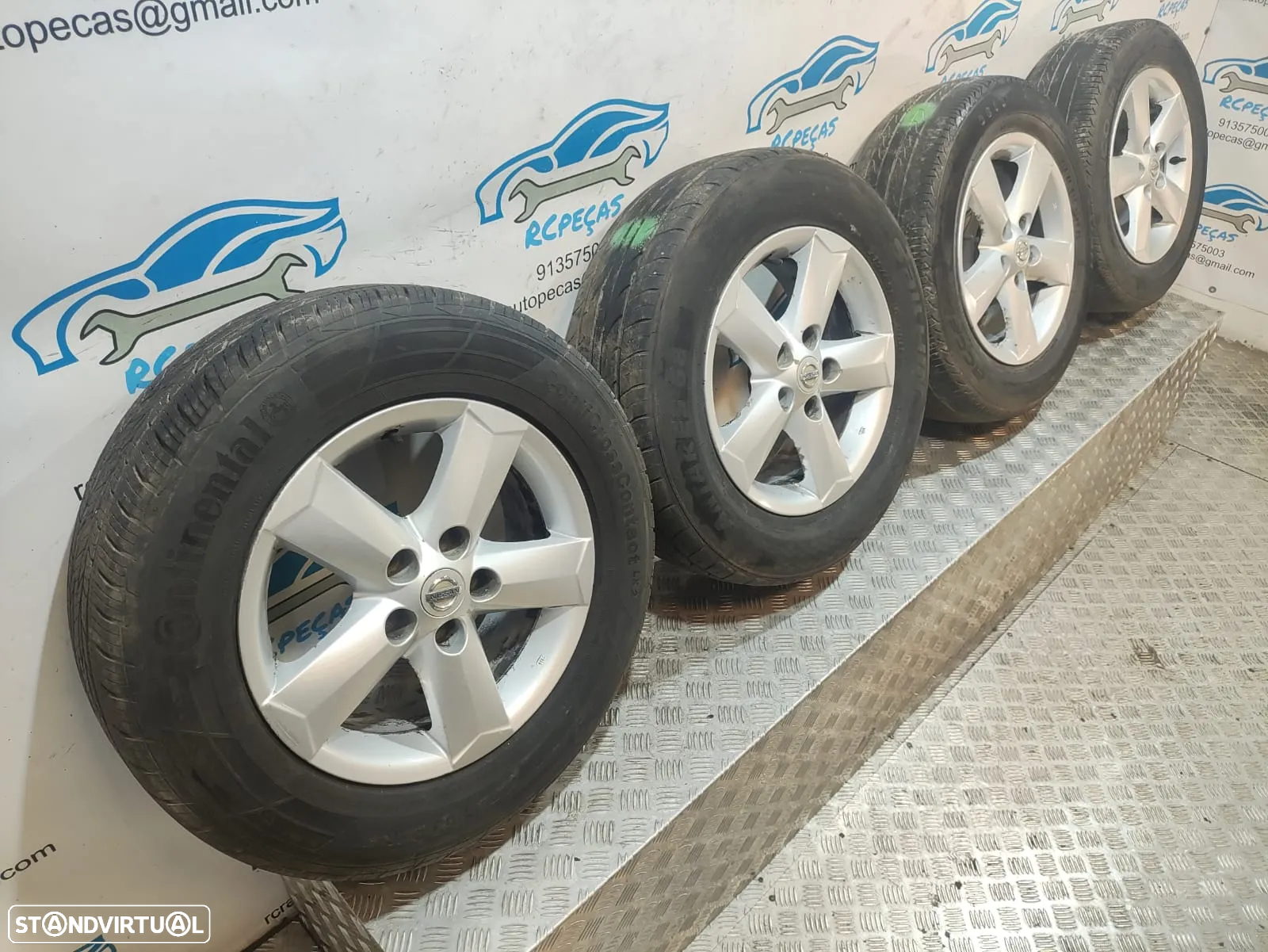 Conjunto Jante Jantes 16 Originais Nissan Qashqai J10 6.5J ET40 5x114.3 N3160140 - 4