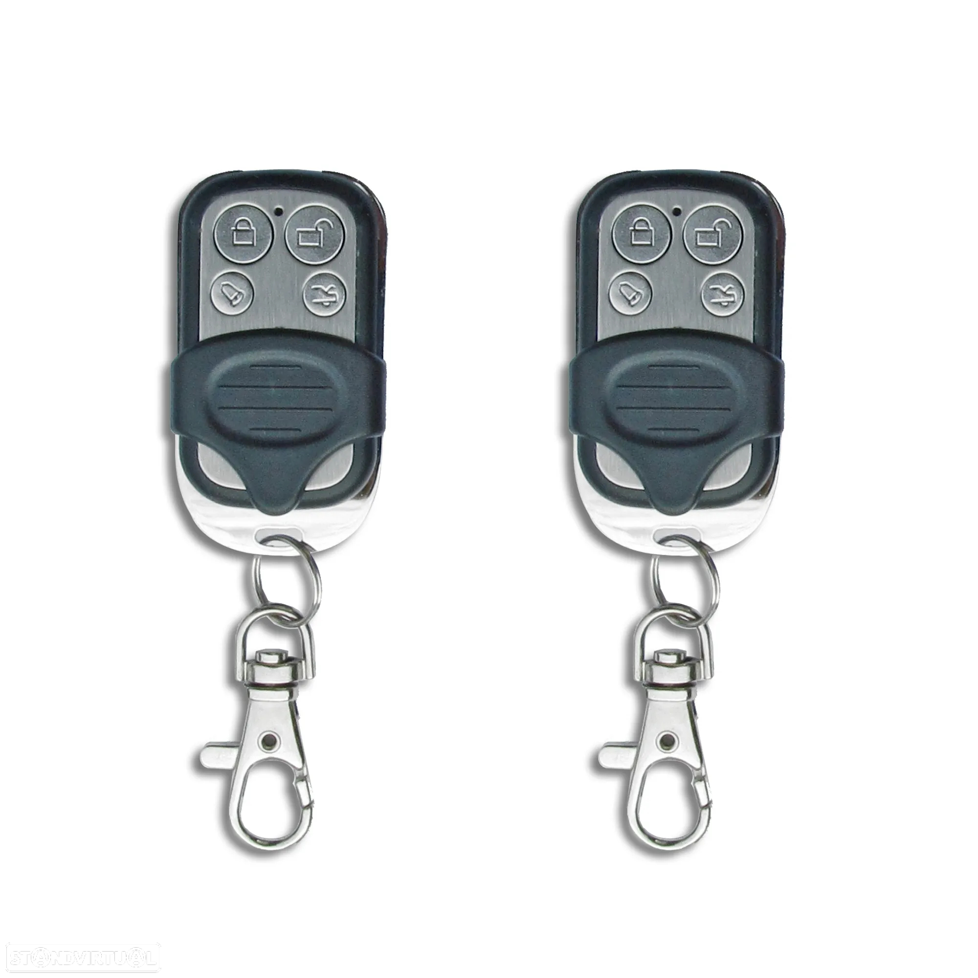 Kit Fecho Central Universal + 2 Comandos (compatível com fecho central original do veículo) - 2