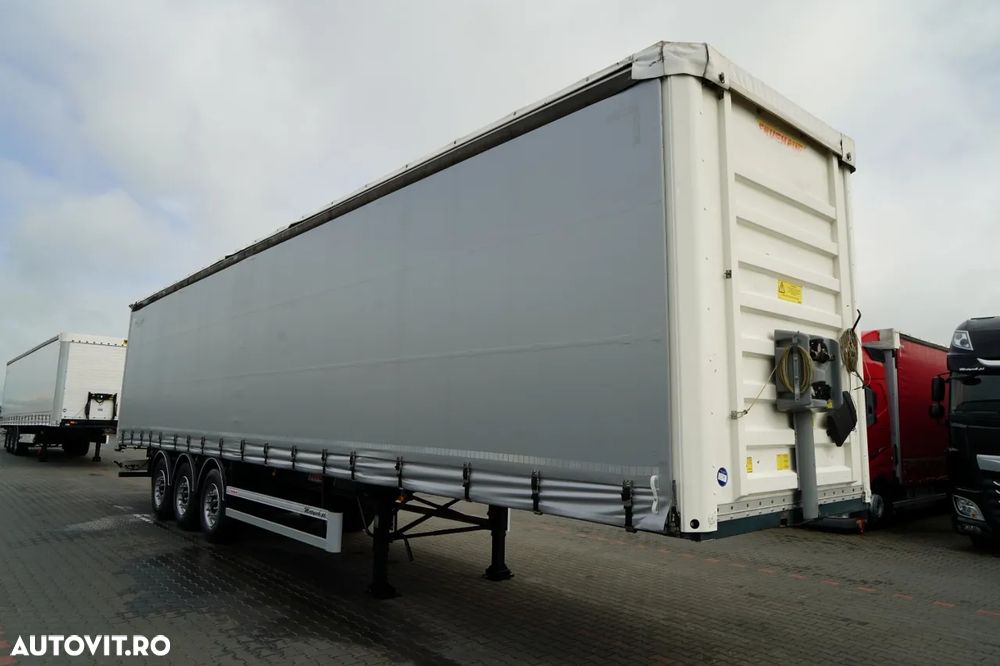 Fruehauf / CORTINĂ / STANDARD / LIFT 2.000 kg / BALCĂ PODEA PUTERNICĂ / AXE SAF - 2