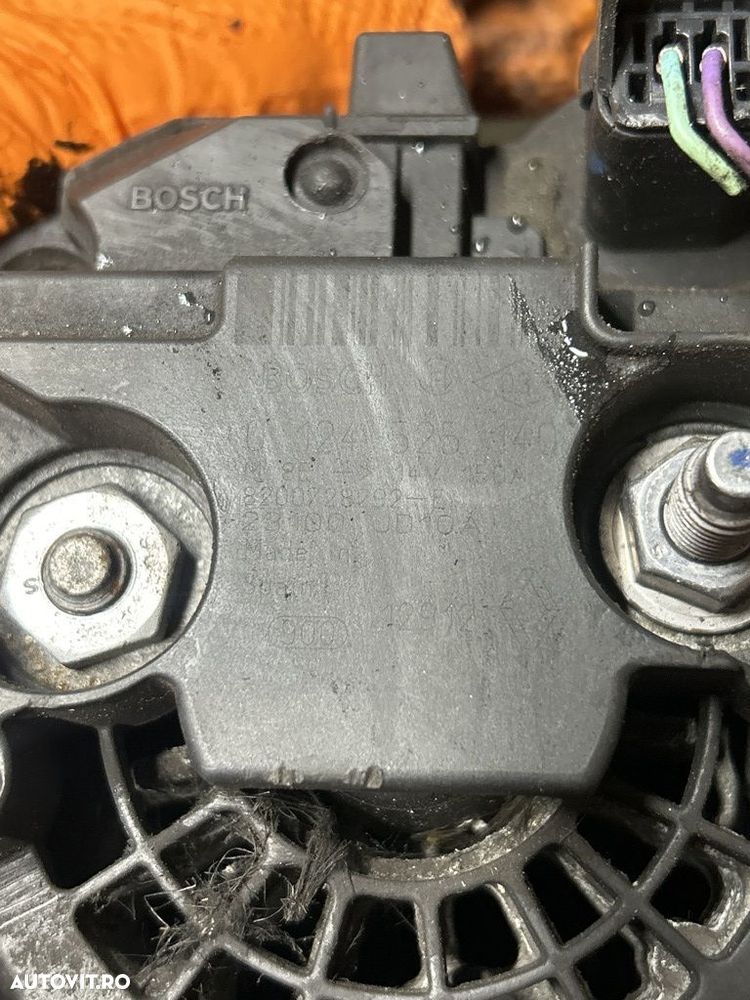 Alternator Nissan Juke 1.5 Dci 2010 - 2014 110CP 1461CC K9K (782) Diesel 0124525140 - 6