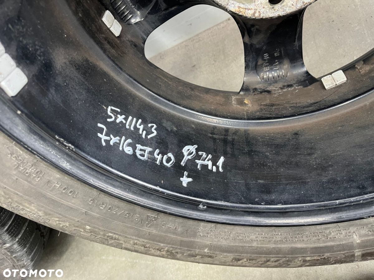 Felga Peugeot 4007 Outlander C-Crosser 06-12r. 7x16 ET40 5x114,3 aluminiowe koła z oponami zimowymi - 11