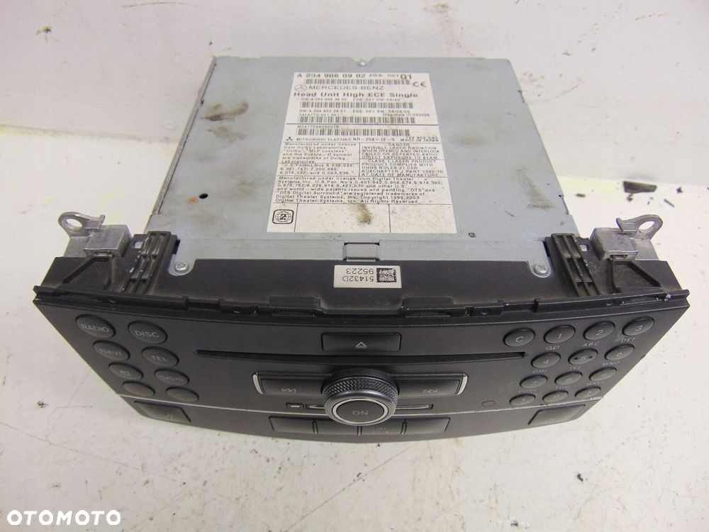 RADIO CD NAWIGACJA MERCEDES C KLASA W204 EUROPA - 5