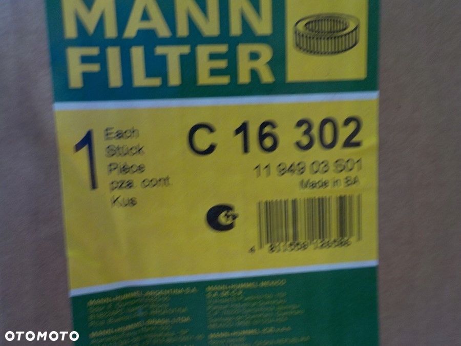 FILTR POWIETRZA C16302 CASE JOHN DEERE DEUTZ - 6