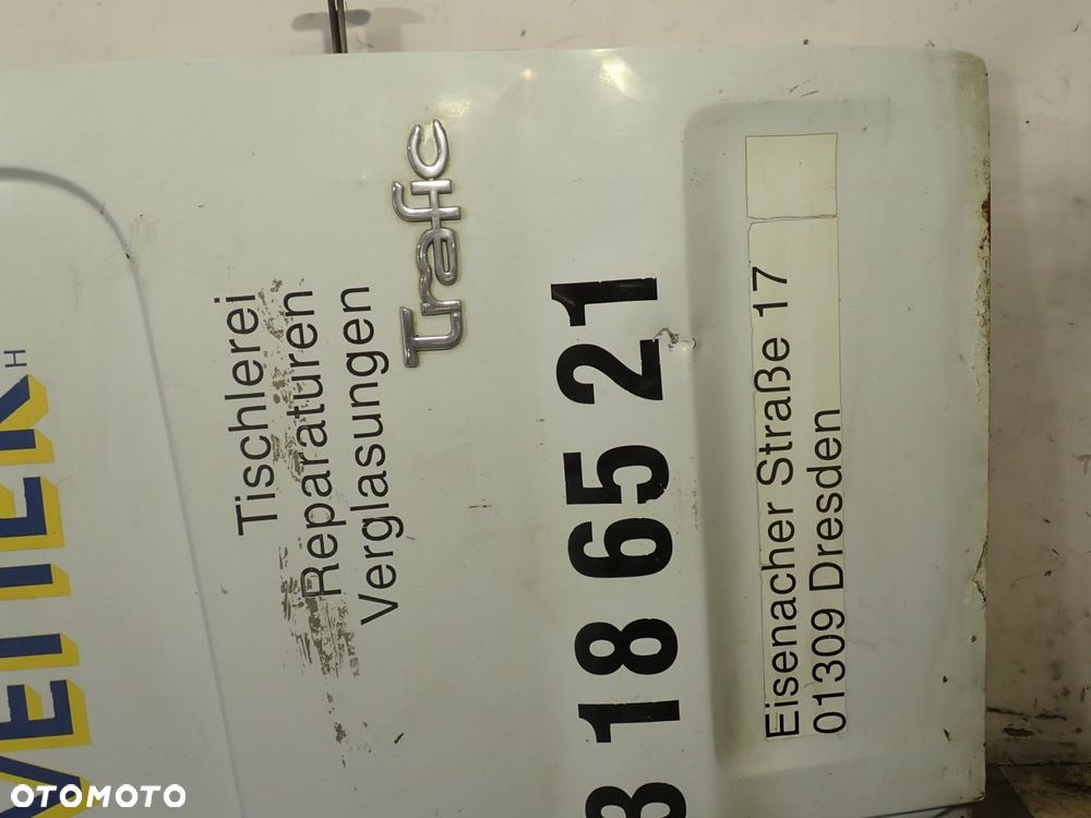 DRZWI PRAWY TYŁ SKRZYDŁOWE RENAULT TRAFIC II 1.9 - 15