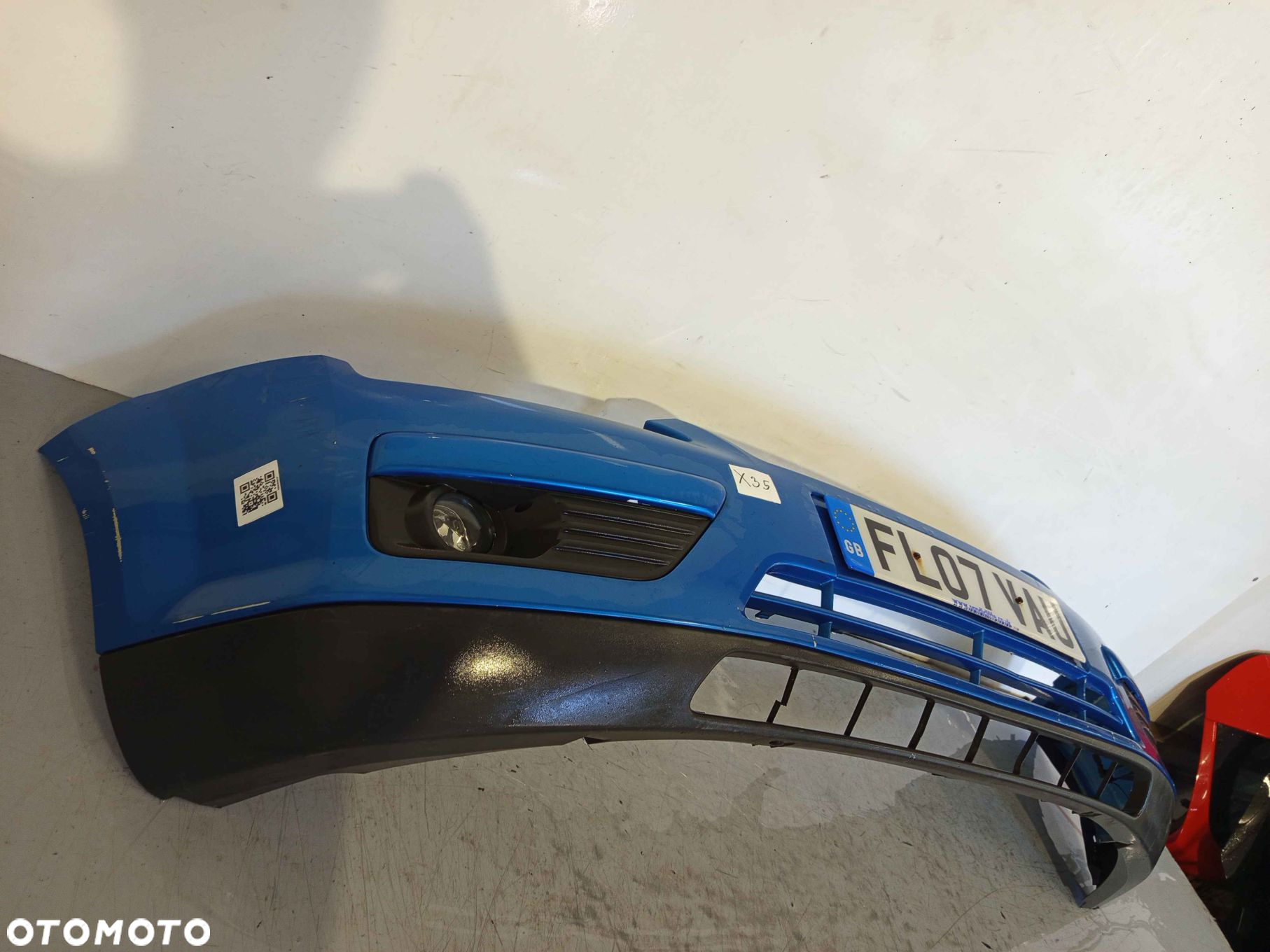 + ZDERZAK PRZÓD PRZEDNI FORD FOCUS MK.2 II G3 NIEBIESKI HALOGENY - 3