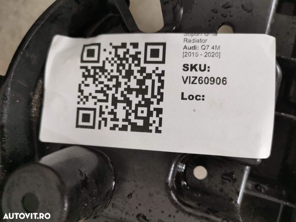 Suport Grila Radiator Audi Q7 4M 2015 2016 2017 2018 2019 2020 Origina - 8