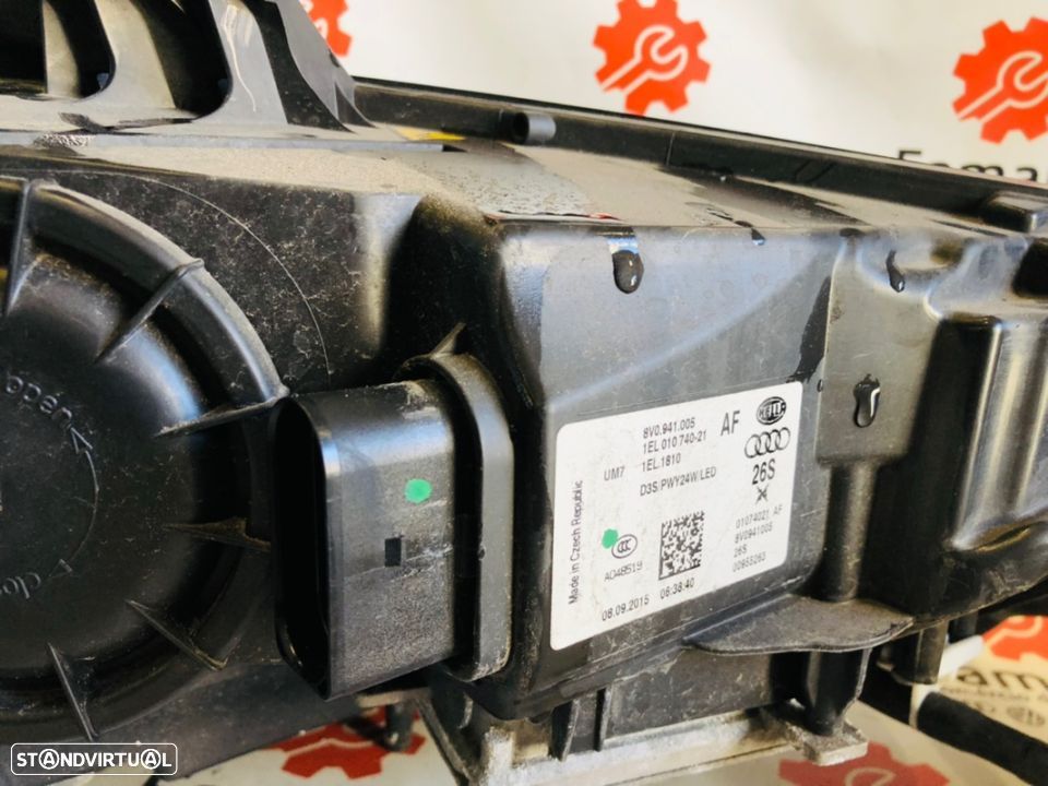 Farol LED Esq Audi A3 8V / 8V0941005 - 5