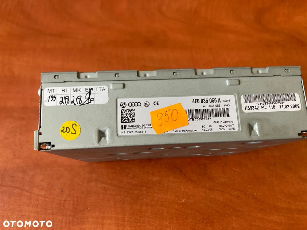 Wzmacniacz tuner moduł radia radiowy Audi 4F0035056A - 1