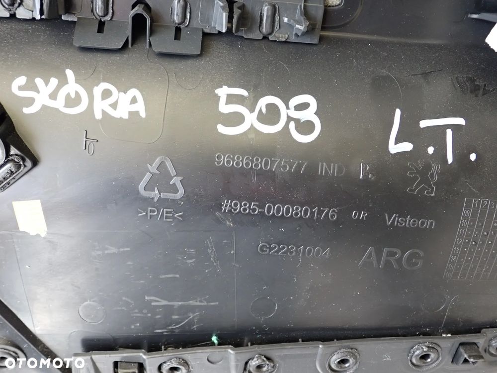 BOCZEK DRZWI LEWY TYŁ PEUGEOT 508 Z ROLETĄ SKÓRA - 6