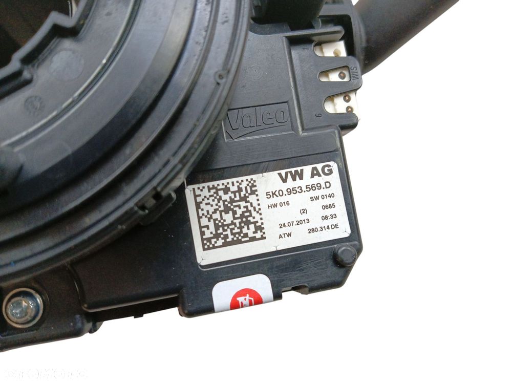 TAŚMA KIEROWNICY VOLKSWAGEN TIGUAN I 5N LIFT (2011-2016) 2.0 TDI 140KM 5K0953569D - 5