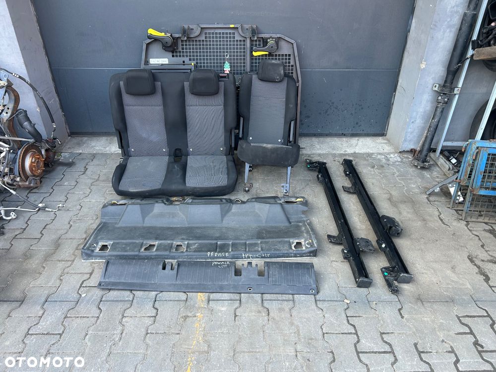 Toyota Proace City fotel fotele kanapa zabudowa kratka Berlingo IV Partner IV Rifter Combo C Doblo III Dubel kabina - 1