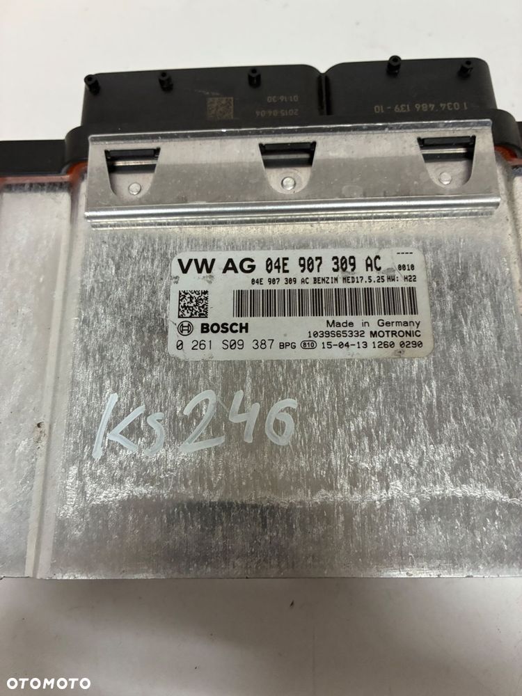 VW AUDI KOMPUTER  STEROWNIK  SILNIKA ECU 04E907309AC - 2