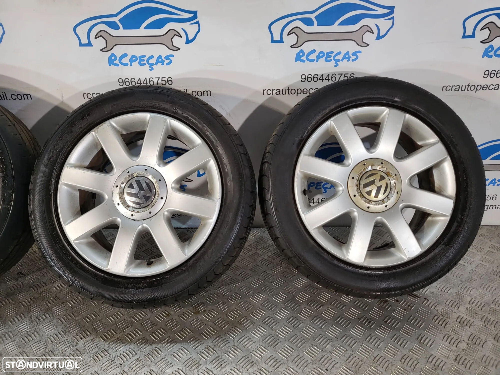 Conjunto Jantes 16 Originais VW Touran 6.5J ET50 5x112 1K0601025R - 5
