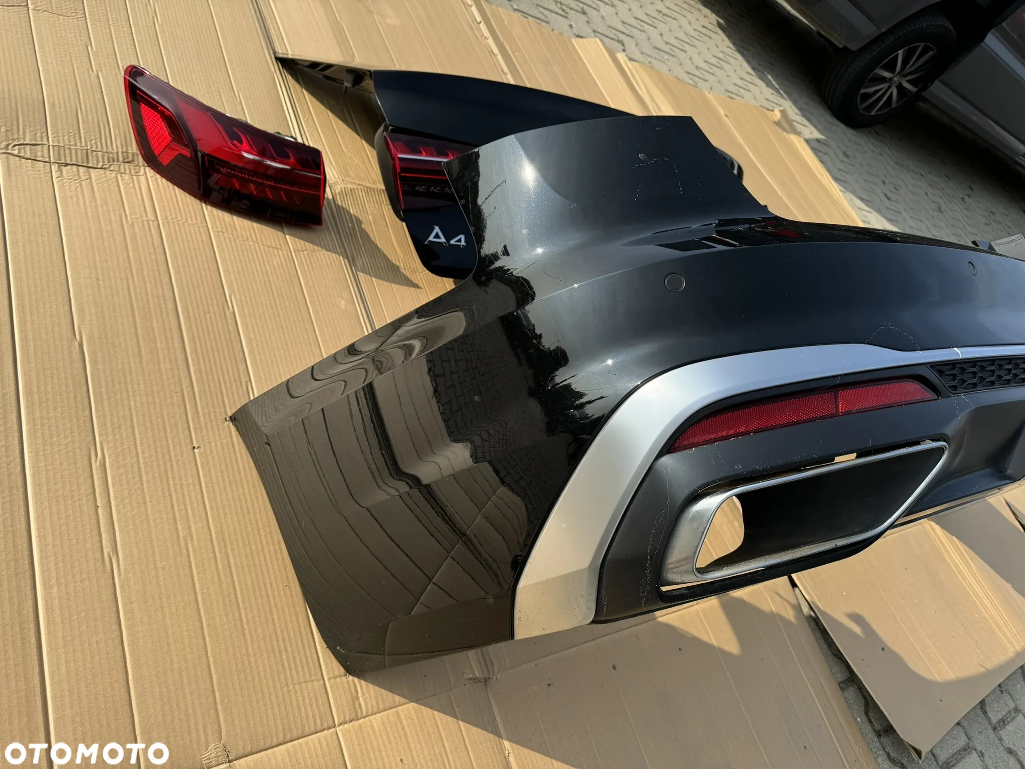 Audi A4 B9 lift s line sedan klapa tył zderzak tylny lampy tył LY9T - 5