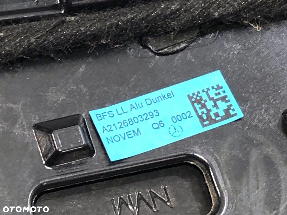 LISTWY DEKOR  MERCEDES-BENZ KLASA E (W212) 2009 - 2016 E 300 Hybrid / BlueTEC Hybrid (212.098) 150 - 6