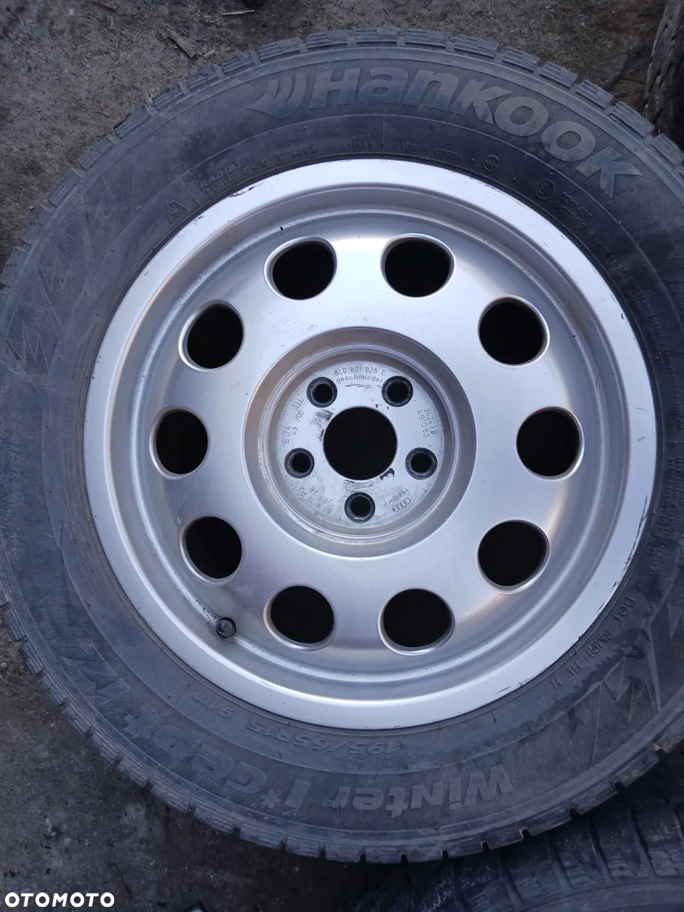 Alufelgi koła Audi A3 8L 15' 5x100 ET 38 6JX15H2 komplet - 5