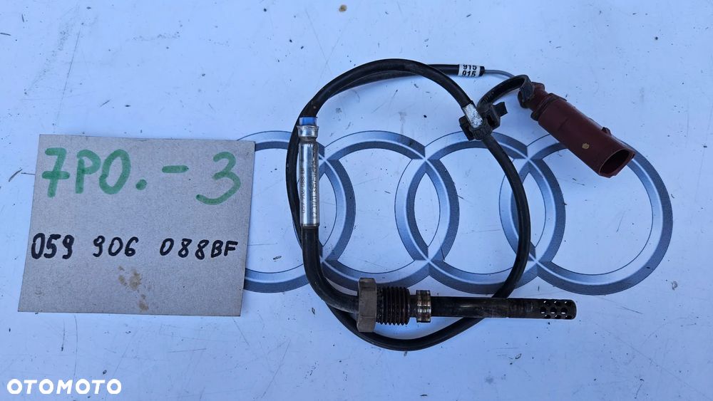 VW Touareg II 7P 2010- 3.0 TDI Sonda Lambda Czujnik temperatury spalin 059906088BG 059906262J 059906088BF 059906088BE - 4