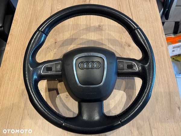 KIEROWNICA TRÓJRAMIENNA ŁOPATKI F1 II LIFT CHROM AUDI A8 S8 D3