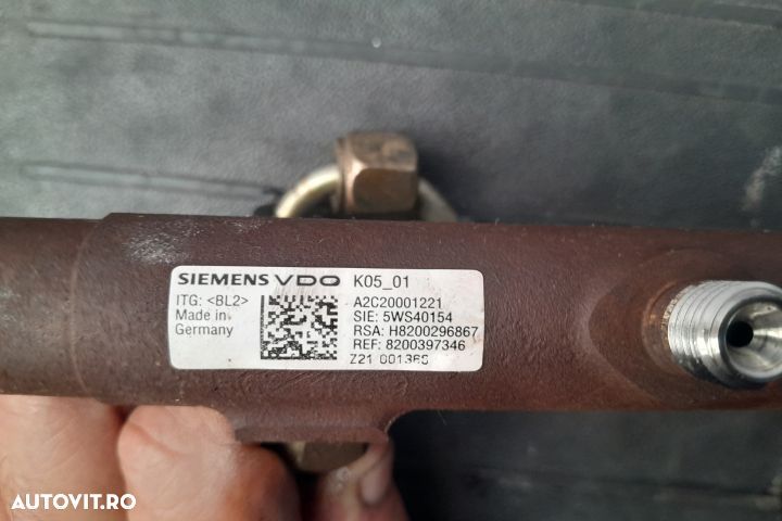 Rampa injectoare A2C20001221 / 5WS40154 / H8200296867 / 8200397346 A2 - 3