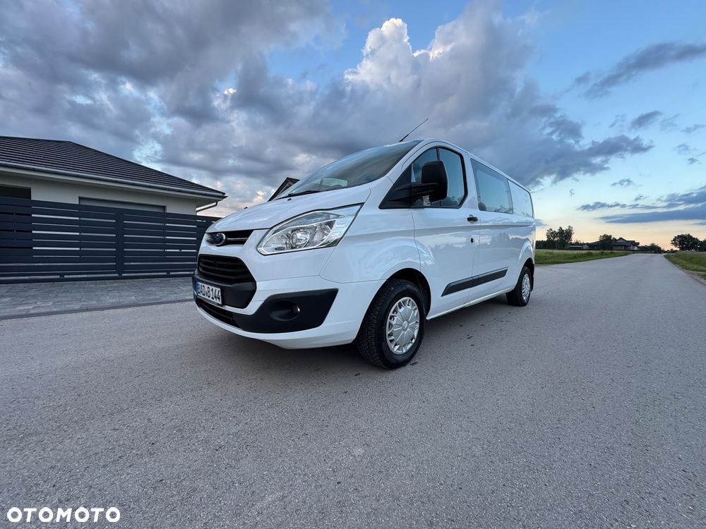 Ford TRANSIT CUSTOM LONG L2H1 Klima Elektryka Dubel Kabina 6os. Tempomat Brygadówka Serwis - 1