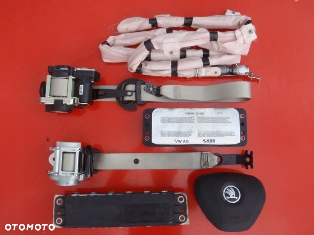 SKODA SUPERB III 3 OCTAVIA 3 III FABIA 3 III 4 IV PAS PASY BEZPIECZEŃSTWA NAPRAWA REGENERAJCA OKAZJA Raz2 KURTYNA FOTELA W FOTEL DESKA AIRBAG Raz2 !!! - 2