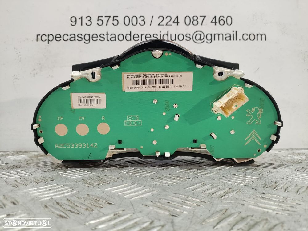 Quadrante Mostradores Painel Instrumentos Citroen DS3 Original - 7
