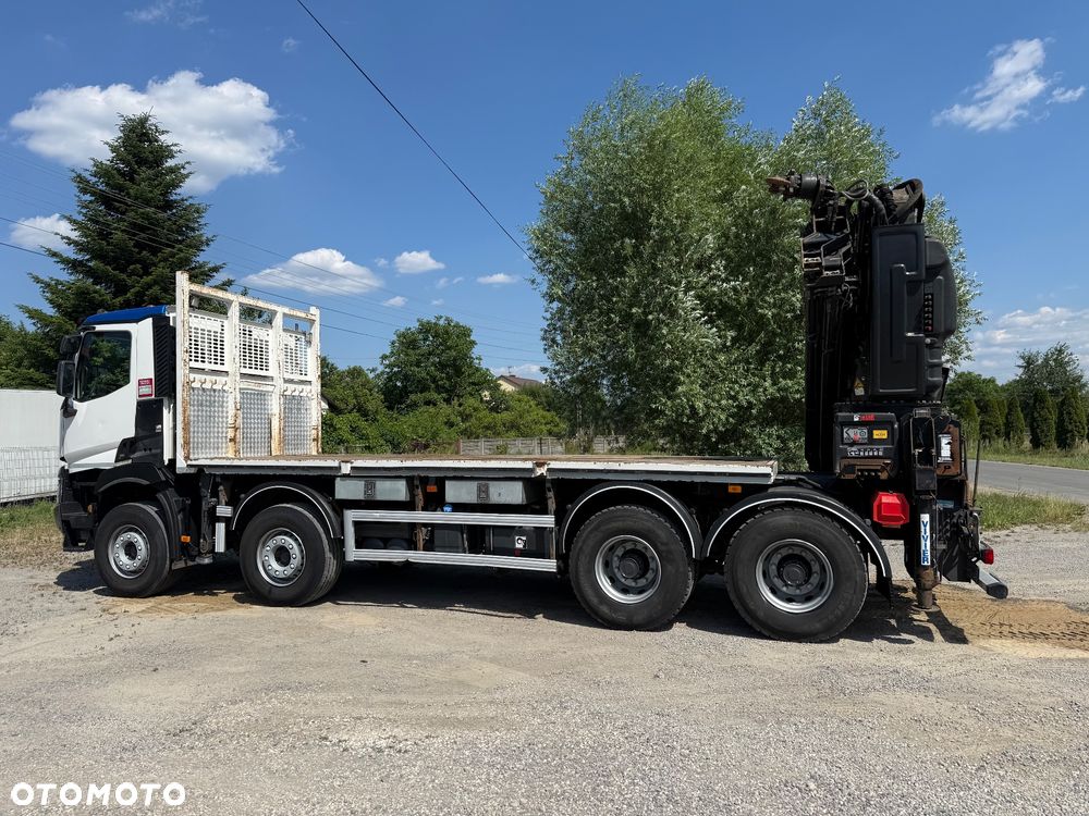 Renault C520 / HDS HIAB X-HIPRO 558 EP-4 / STEROWANIE RADIOWE / 8x4 / Z FRANCJI / STAN BDB / / / - 35