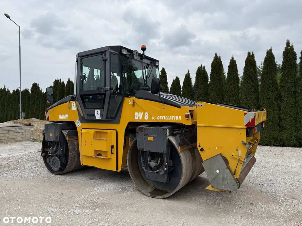 Hamm DV 8 SUPER 08V WALEC DROGOWY STALOWY / WIBRACJA OSCYLACJA / ROZSIEWACZ / ORYGINAŁ / PIĘKNY / SIEWNIK / ZRASZACZE / BOMAG DV HD 90 - 9