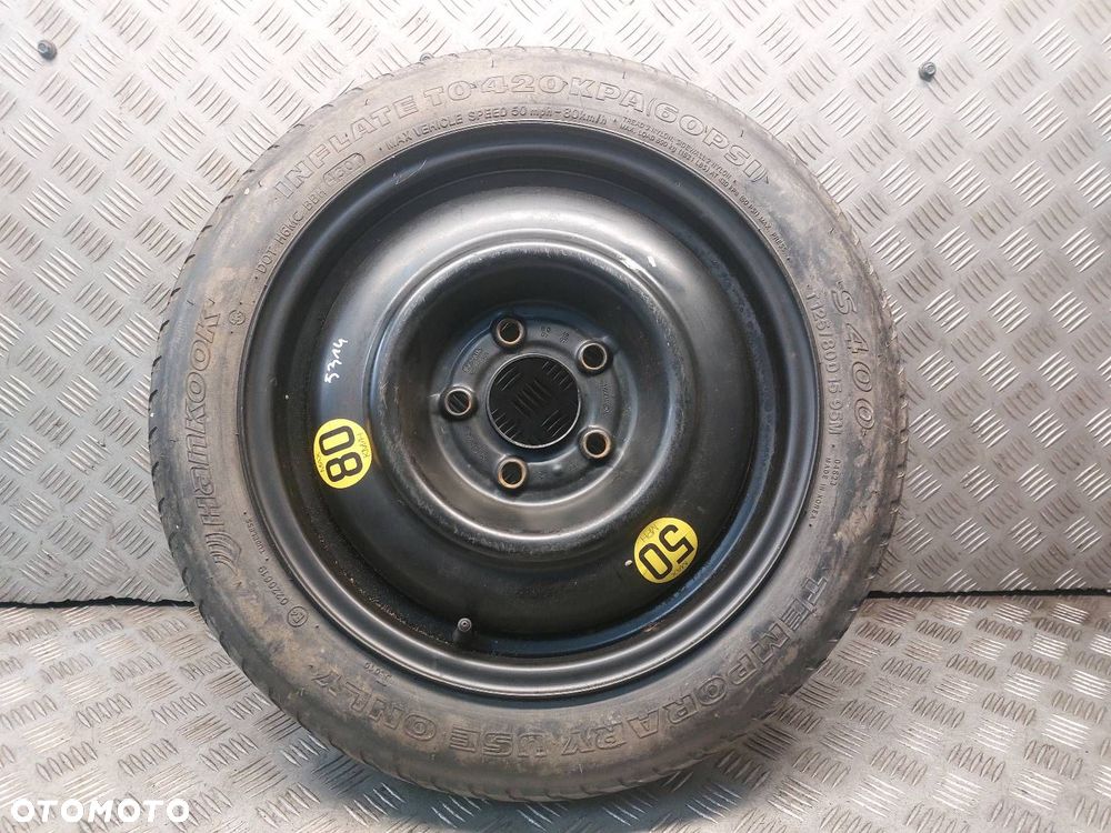 KOŁO DOJAZDOWE DOJAZDÓWKA KIA 52910-1H900 5x114,3 125/80R15 HANKOOK - 1