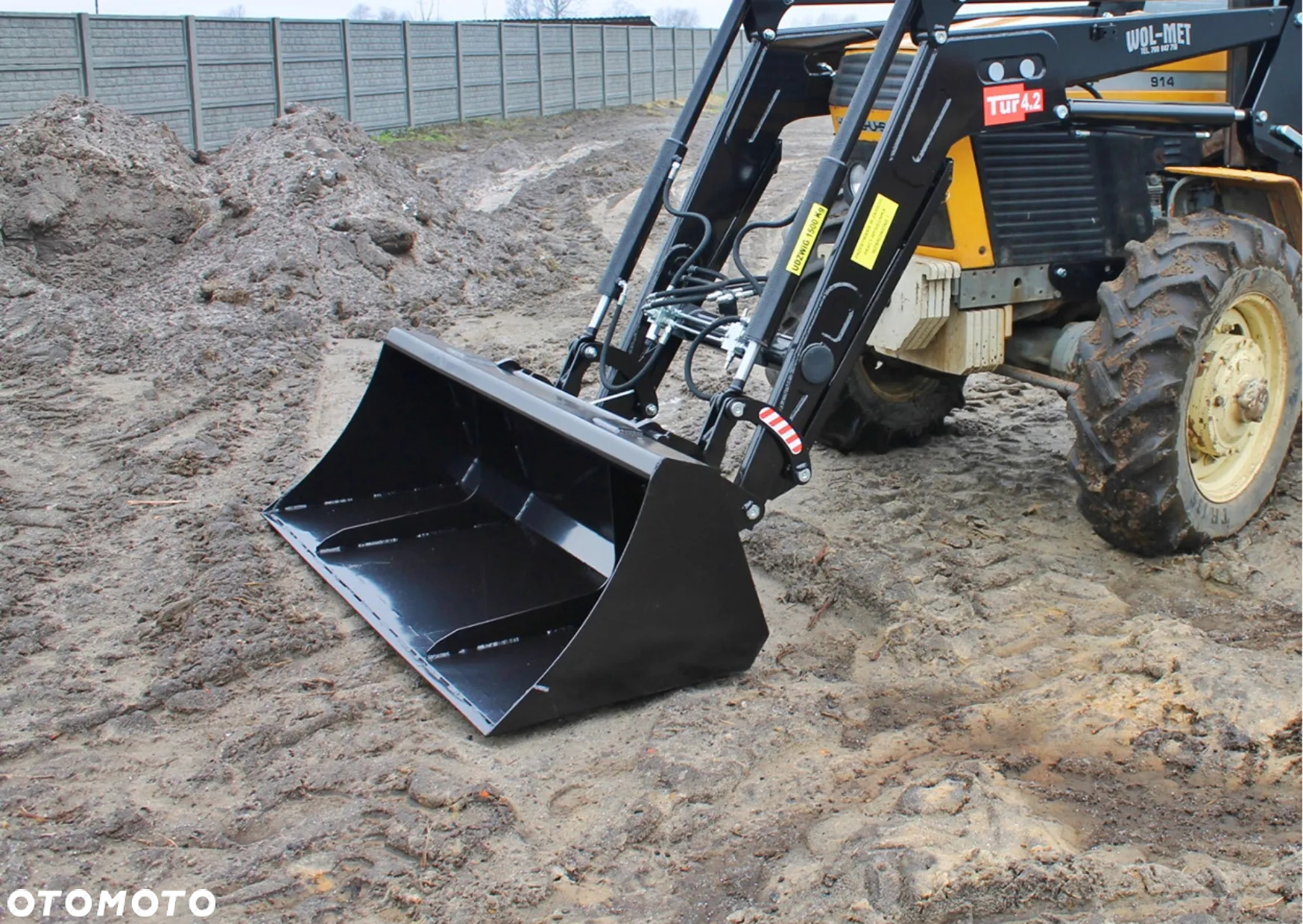 Ładowacz czołowy TUR Z OSPRZĘTEM Ładowacz TUR do C330 C360 T25 Zetor MTZ euroramka WOL-MET - 8