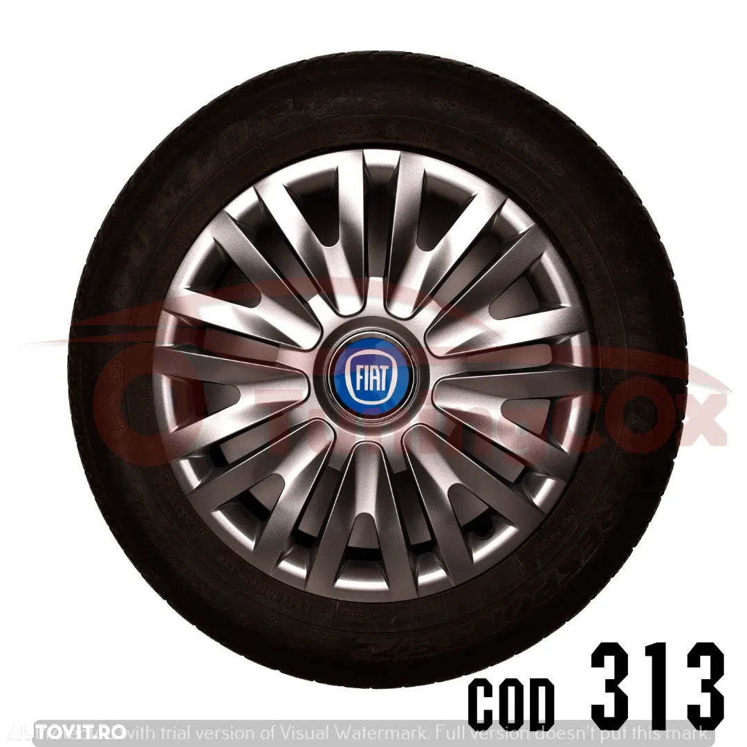 Capace roti R15 FIAT la set de 4 buc,covorase interioare,manson schimbator - 11